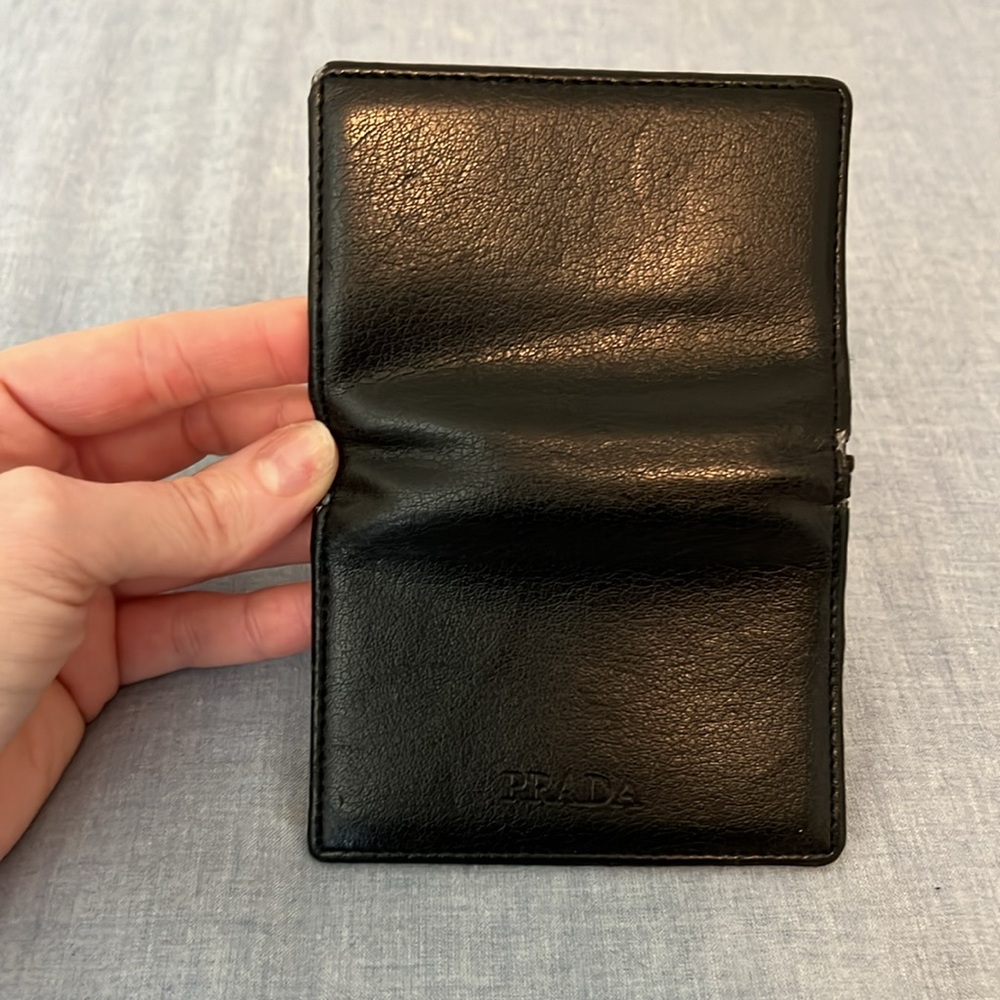 Pre-Loved Prada Leather Wallet - Mens - Picture 3 of 4